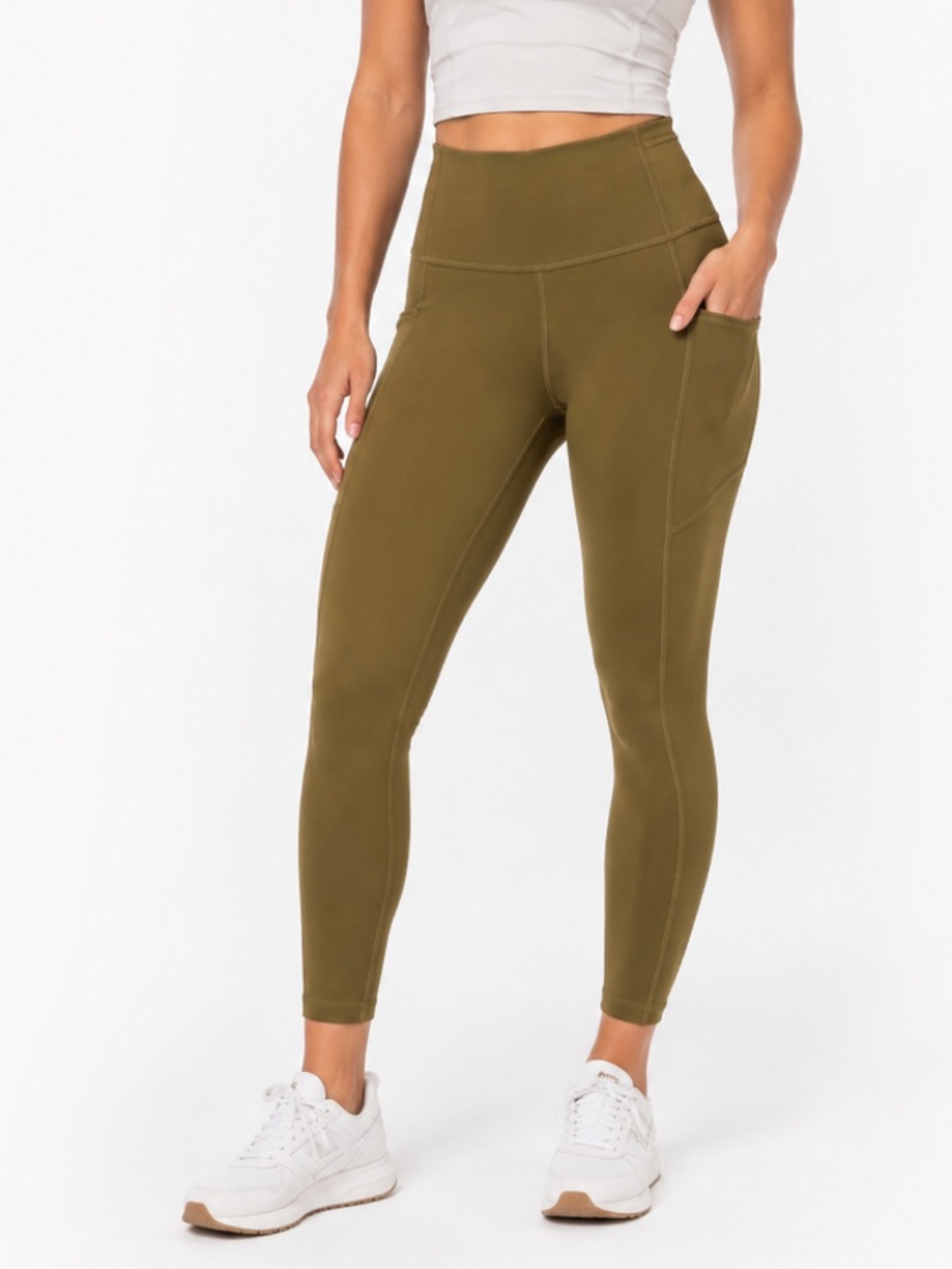 LULULEMON Fast and Free Tight II 25" Green Size 2